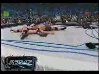 Brock lesnar Vs big show - ring  Collapses