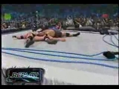 Brock lesnar Vs big show - ring Collapses