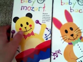 My Two Baby Einstein VHSs Baby Mozart and Baby Bach