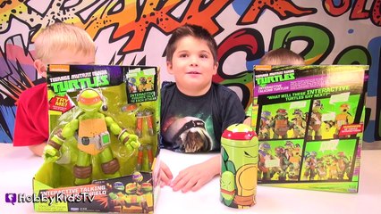 Wicked Cool TMNT Real PIZZA Oven Cooking! Turtles + HobbyKids Make/Watch Pizza Cook HobbyKidsTV