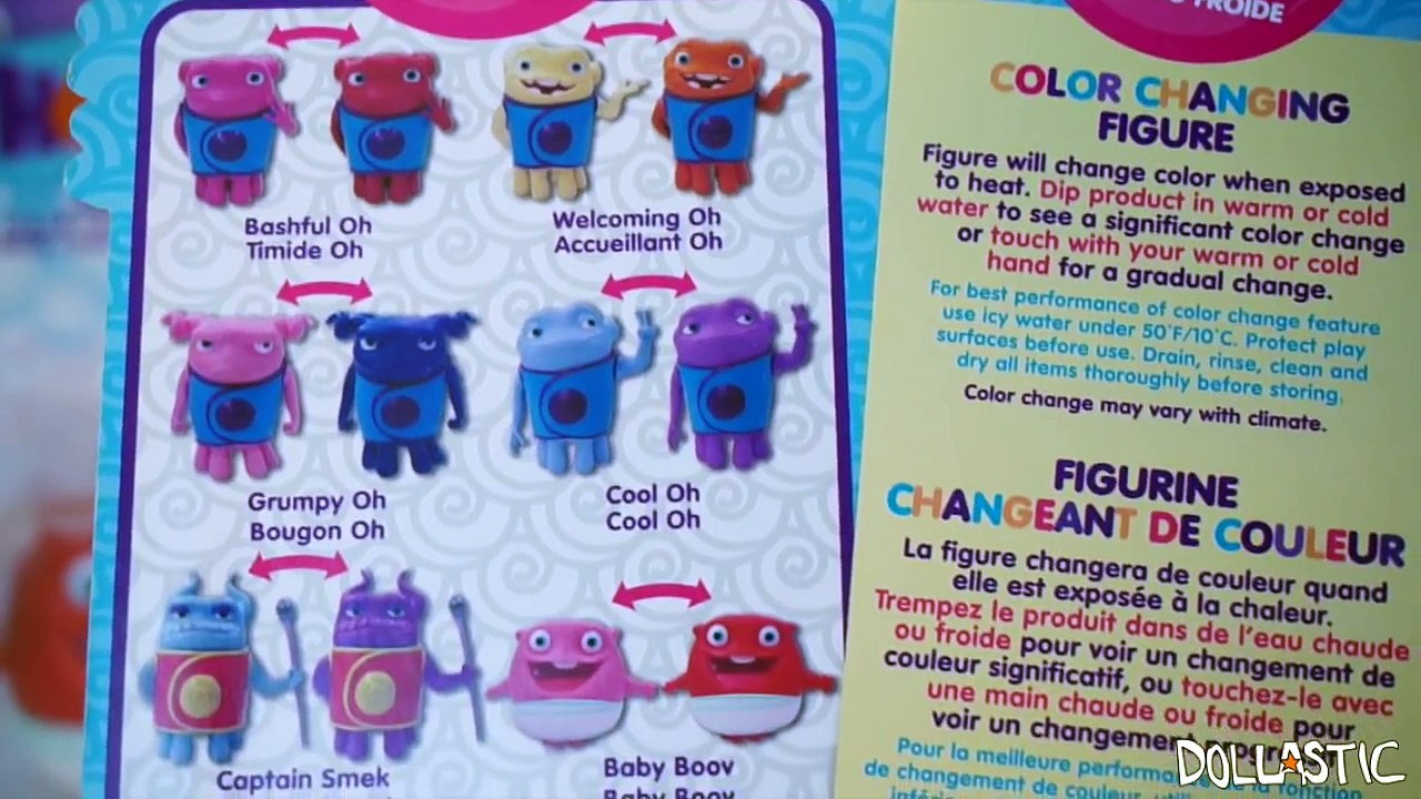 DreamWorks Home Color Changing Boov Figures - FUN & CUTE BATH TOYS FOR KIDS!
