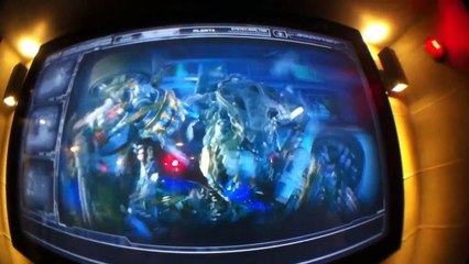 Transformers The Ride: 3D. with queue and pre show video