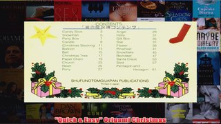Download PDF  Quick  Easy Origami Christmas FULL FREE