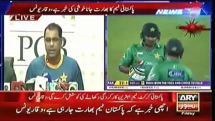 Ary News Headlines 12 March 2016 , Waqar Younas Talks To Media About Worl T20 -