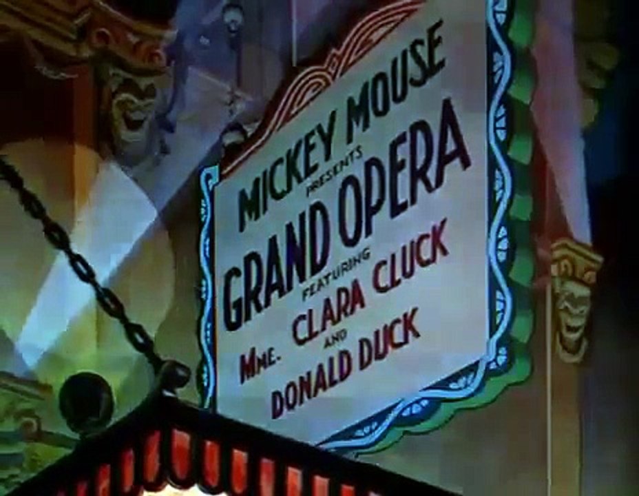Old school Cartoon Mickey Mouse Mickeys Grand Opera Grand Opéra – Видео ...