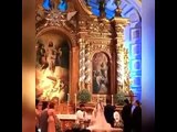 Vic Sotto and Pauleen Luna on the Church Wedding Ceremony kissing