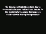 Read The Anxiety and Panic Attack Cure: How to Overcome Anxiety and Sudden Panic Attacks For
