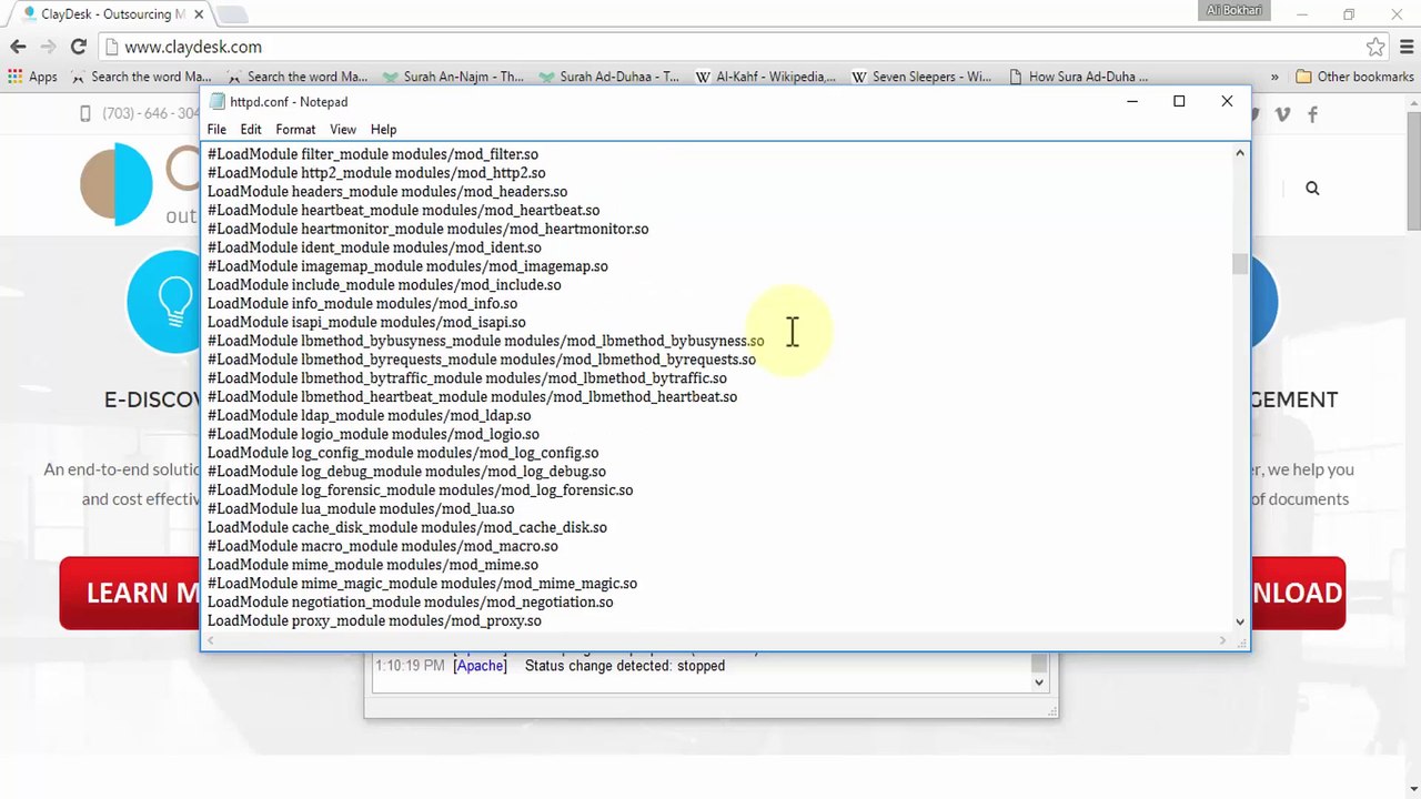 003 Configuring XAMPP Server