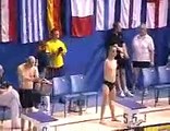 a real talent, man comes 1st in swimming without arms