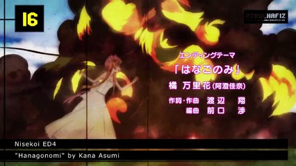 ➲ My Top 30 Anime Ending Spring | 2014