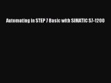Download Automating in STEP 7 Basic with SIMATIC S7-1200 Ebook Free