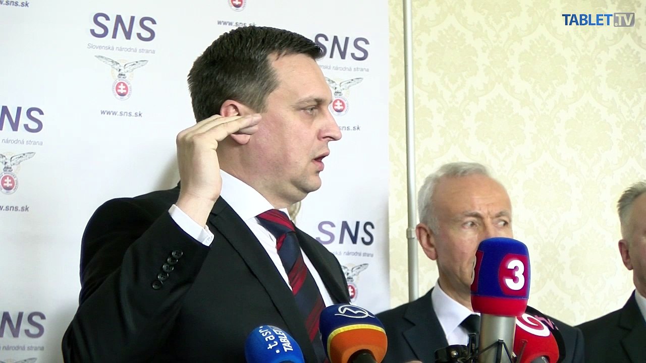 ZÁZNAM: Tlačová konferencia po zasadnutí 22. snemu Slovenskej národnej strany