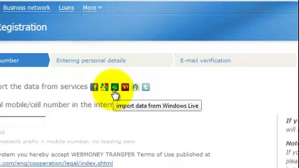 Create web-money Account