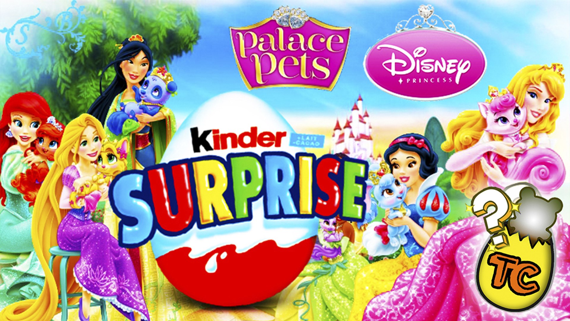 ⁣PALACE PETS DISNEY PRINCESS KINDER SURPRISE EGGS UNBOXING TOYS FOR KIDS | Toy Collector