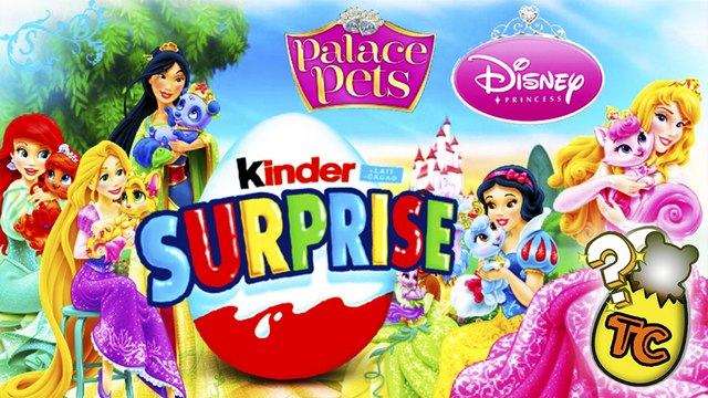 PALACE PETS DISNEY PRINCESS KINDER SURPRISE EGGS UNBOXING TOYS FOR KIDS | Toy Collector