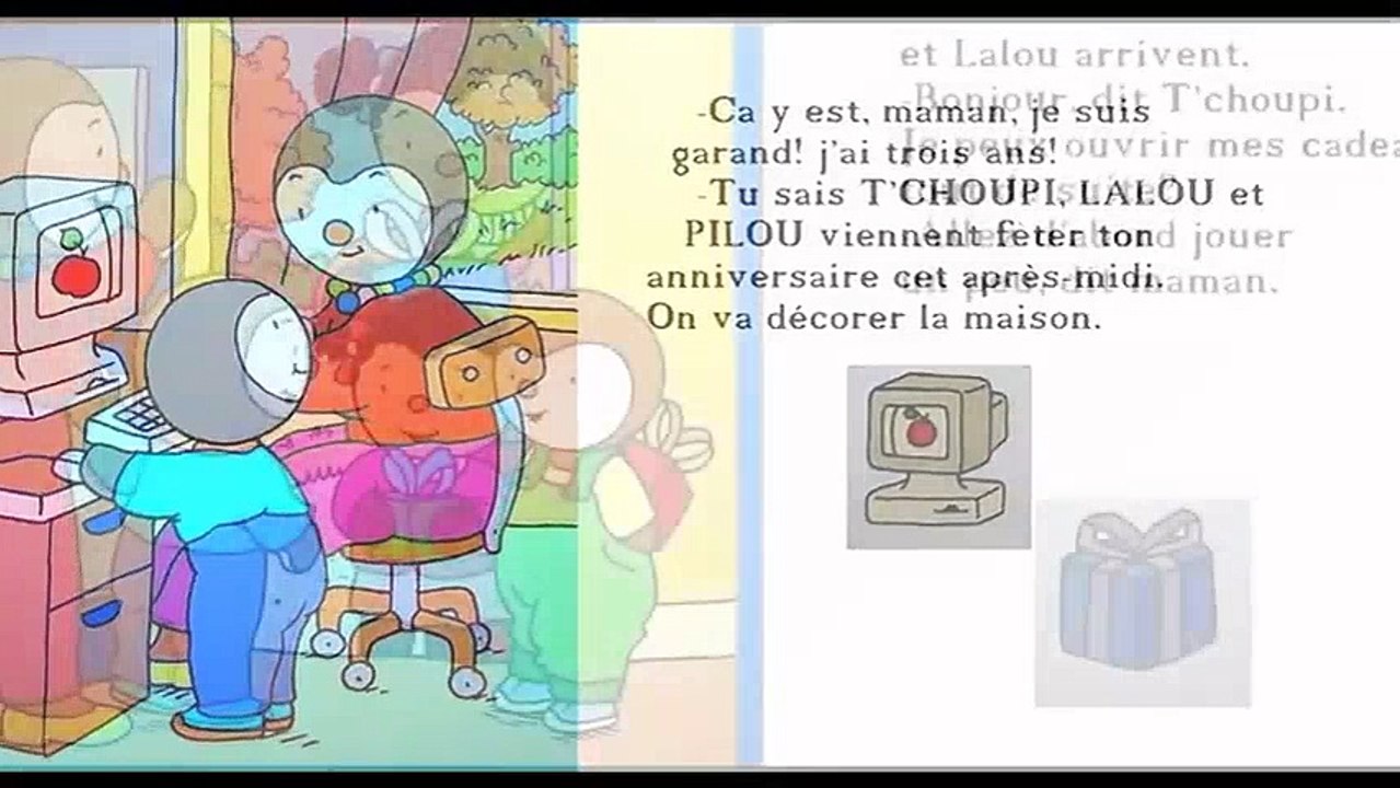 T Choupi Fete Son Anniversaire Livre Dessins Animes T Choupi Dailymotion Video