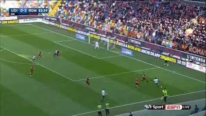 Bruno Fernandes Goal HD - Udinese 1-2 AS Roma - 13-03-2016