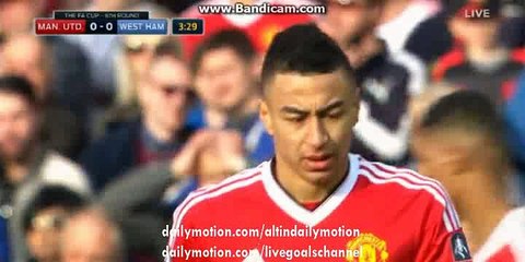 Markus Rashford Fantastic Volley Shot - Manchester United vs West Ham - Premier League - 13.03.2016