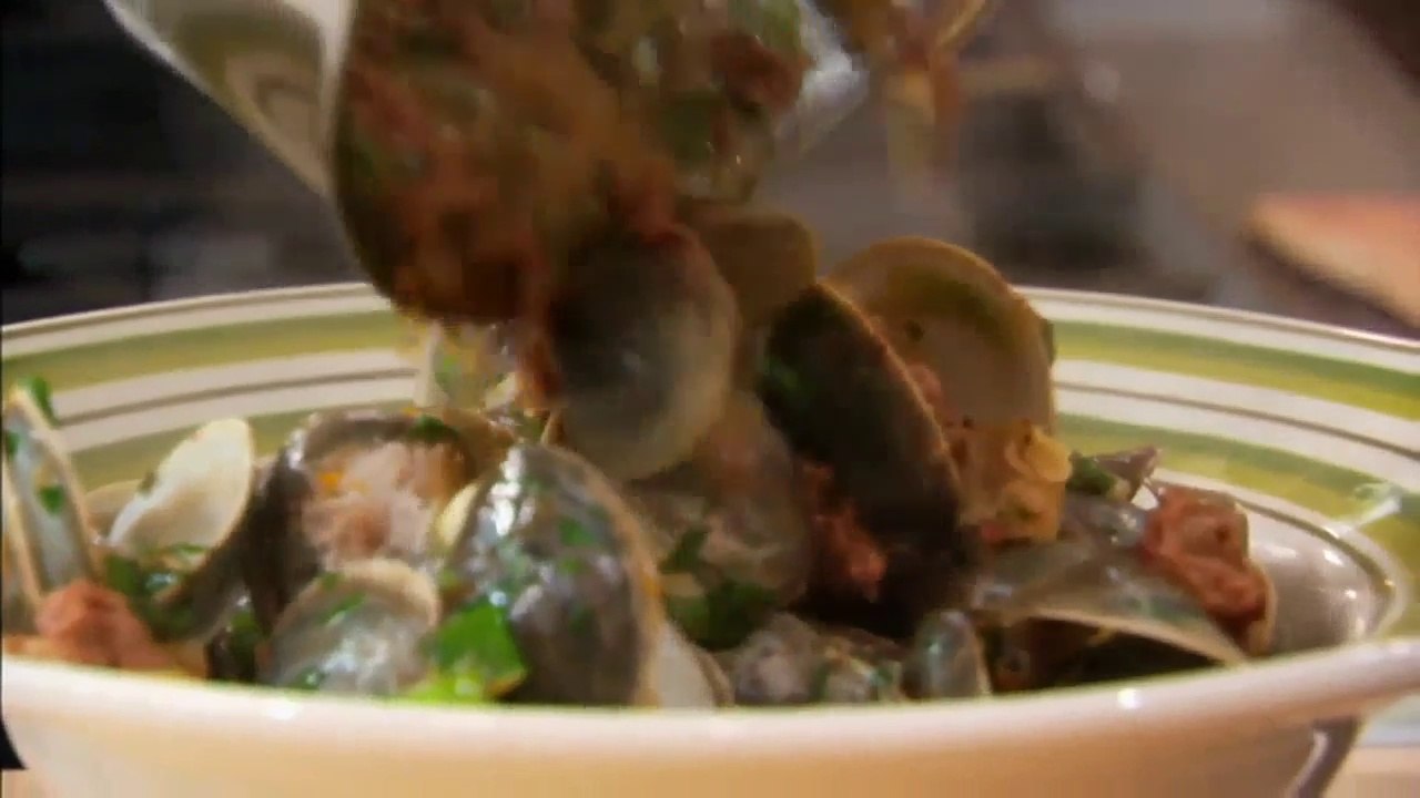 Venusmuscheln mit Chorizo