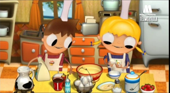 Telmo et Tula - Comment faire des crêpes avec les enfants, Dessins animés Dessins Animés Pour Enfants