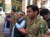 PM Nawaz Sharif and COAS Gen Raheel Sharif at Roza e Rasool SAW