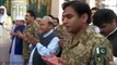 PM Nawaz Sharif and COAS Gen Raheel Sharif at Roza e Rasool SAW