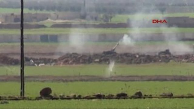 Kilis Obüsler Işid'i Vurmaya Devam Ediyor