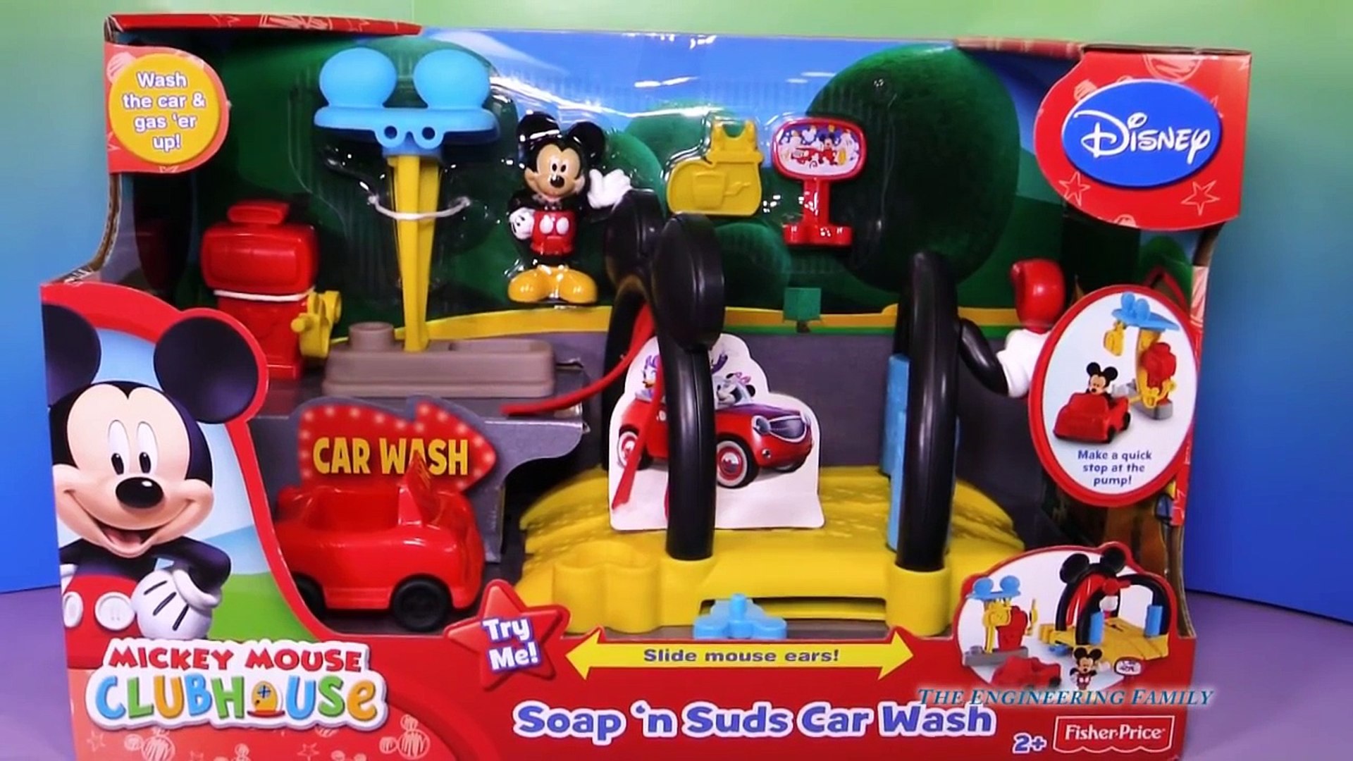MICKEY MOUSE CLUBHOUSE Disney Junior Mickey Mouse Car Wash a Mickey Mouse  Video Toy Review - Dailymotion Video