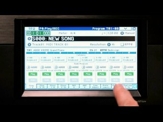 Manuel Vidéo en français KORG Krome Mode Séquenceur
