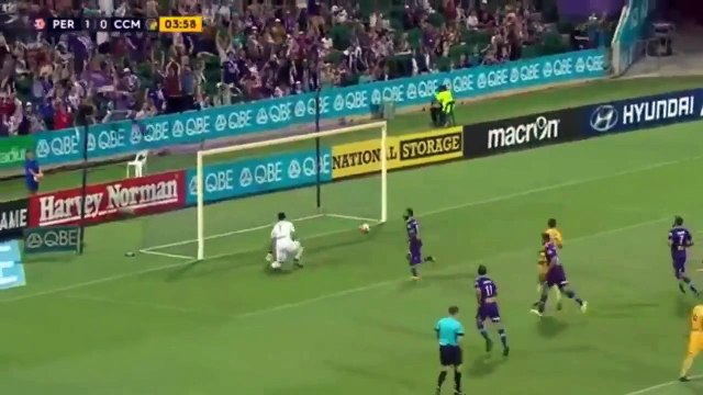 All Goals Perth Glory vs. Central Coast Mariners 4 - 0 ( A-League - 12 March 2016) [HD, 720p]