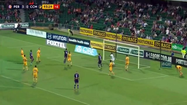 Perth Glory FC 4_0 CC Mariners Chris Harold Goal Australian A-League 12-03-16