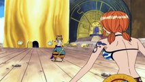 One Piece Funny Moment Usopp and Nami vs Enel