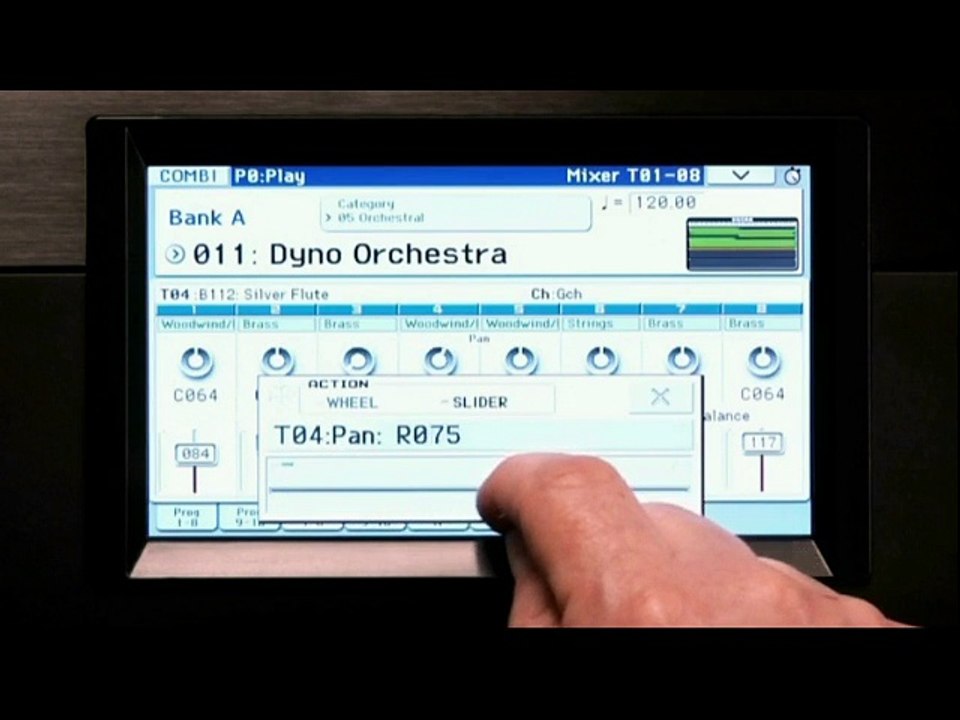 Manuel Vidéo en français KORG Krome Mode Combination & Effets