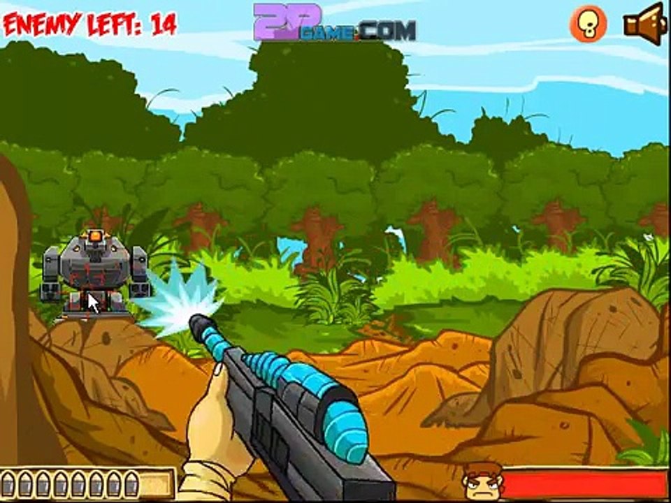 Rambo Robot Mayhem Level1-16 Walkthrough