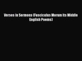 Download Verses in Sermons (Fasciculus Morum Its Middle English Poems) Ebook