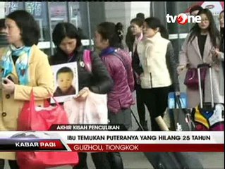 Ibu Ini Kembali Bertemu Sang Anak yang Diculik 25 Tahun Lalu