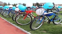 Burdur'da Bisiklet Teslim Töreni