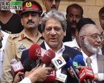 Governor Sindh Dr. Ishrat Ul Ebad Khan Media talk