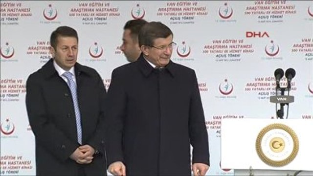 Van- Başbakan Davutoğlu Merkez 500 Yataklı Kadın Doğum ve Çocuk Hastanesi Açılış Töreninde Konuştu...