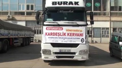 Adıyaman'dan Diyarbakır'a "Kardeşlik Kervanı"