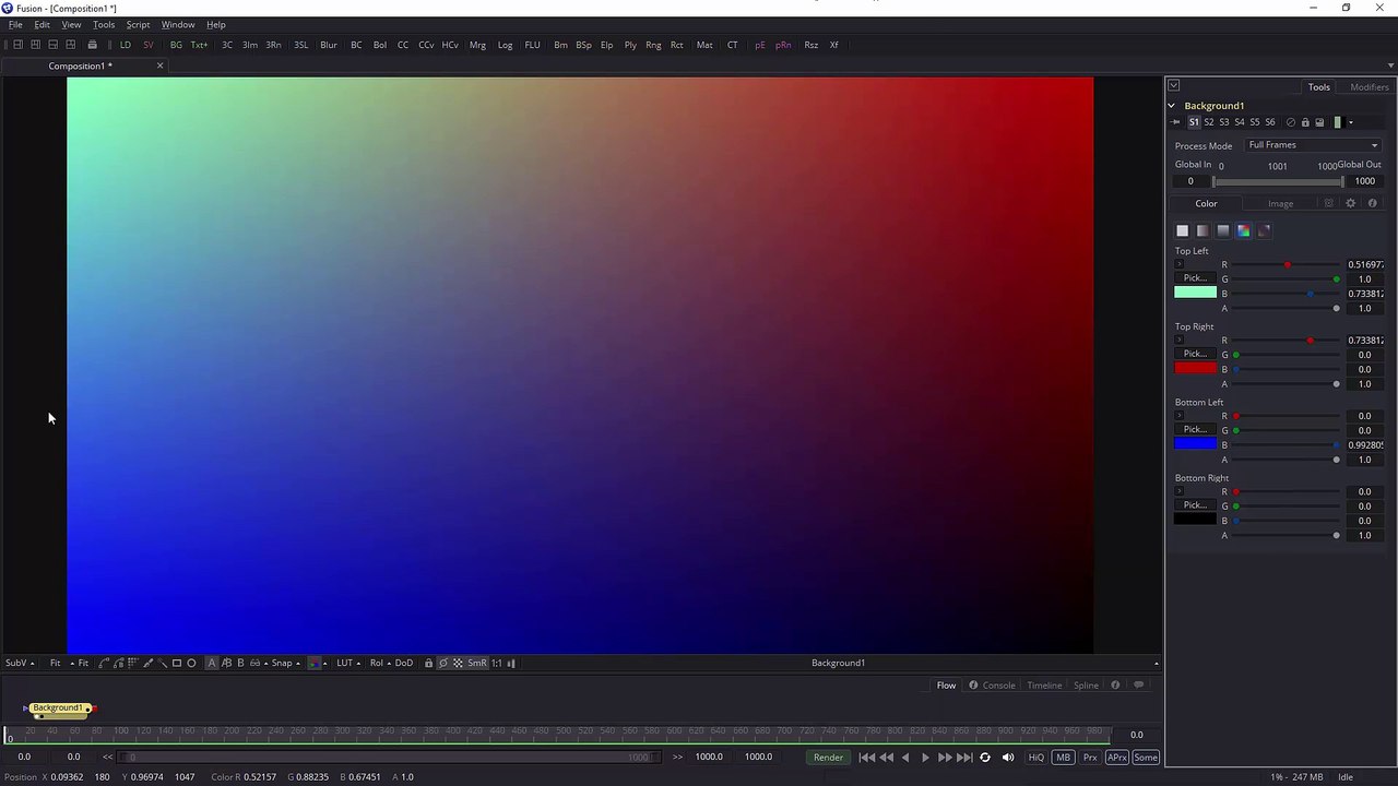 Fusion Basics 29 - Background Tool