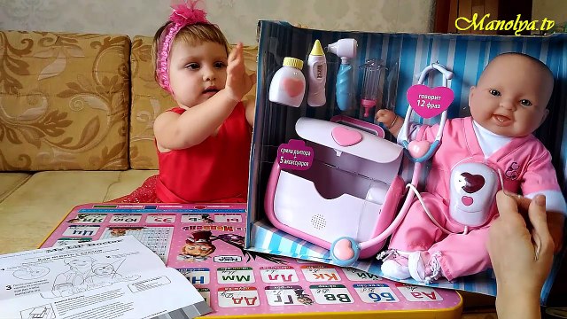Lil' doctor Открываем подарок на 8 марта кукла пациент.