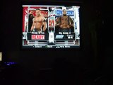 WWE 2009 testing on Acer x110 and my new Projection Screen