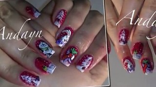 My entry to Missy's Winter Wonderland Nail Art Contest