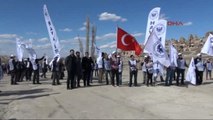 Nevşehir Hava-İş Kapadokya?da Grev Mitingi Düzenledi