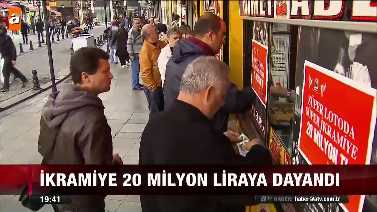 Süper Loto rekor ikramiyeye koşuyor - atv Ana Haber