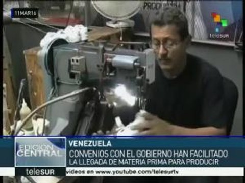 Venezuela: convenios facilitan llegada de materia prima para producir