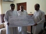 Fr. Nisar's donation for Flood Victims in Pakistan 2010