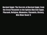 Download Ancient Egypt: The Secrets of Ancient Egypt from the Great Pyramids to the Sphinx