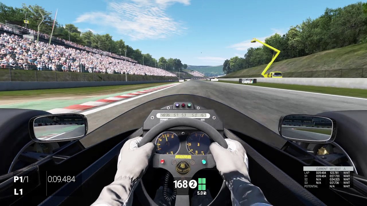 Project Cars Sakitto TT Lotus 98T lap + setup 1:23:354